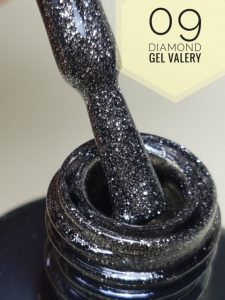 09 Donker Zilver Shimmer DIAMOND Gellak