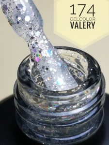 174 Doorzichtige Holografische Glitter Gellak