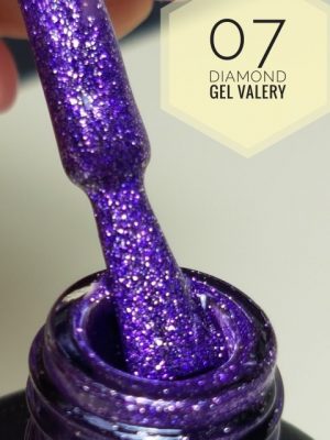 007 Violet Paars Glitter DIAMOND Gellak