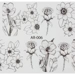 Water Transfer Stickers AR 006