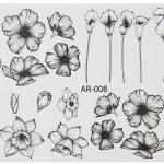 Water Transfer Stickers AR 008